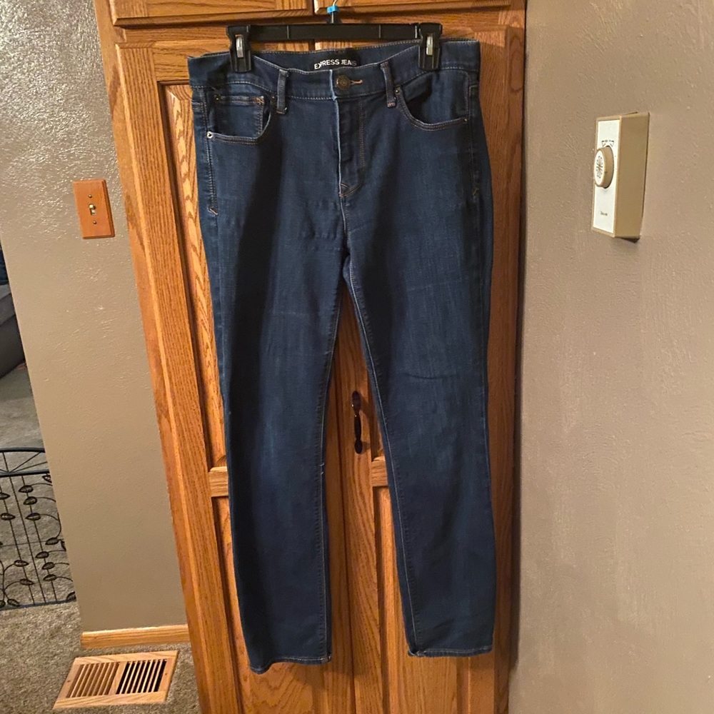 Express Denim Jeans Sz 12R dark wash, medium rise